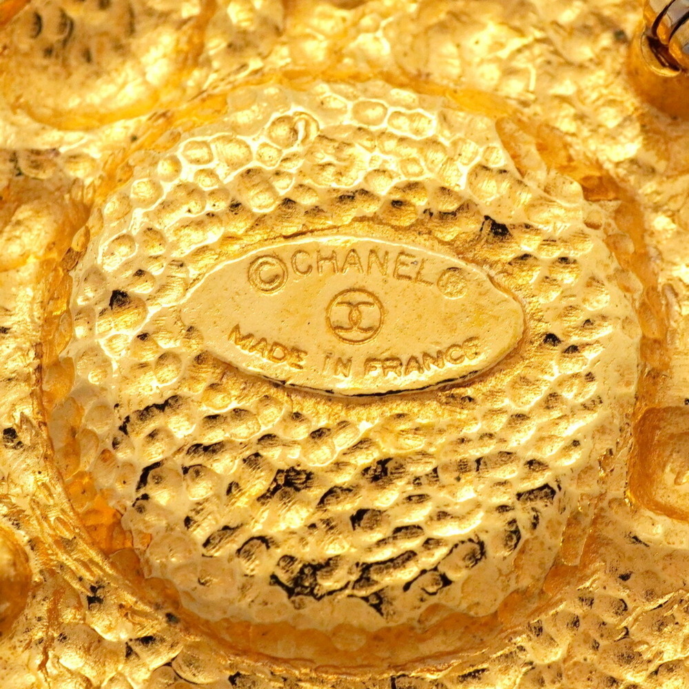 CHANEL Gold Pearl Brooch - Picture 4 of 9